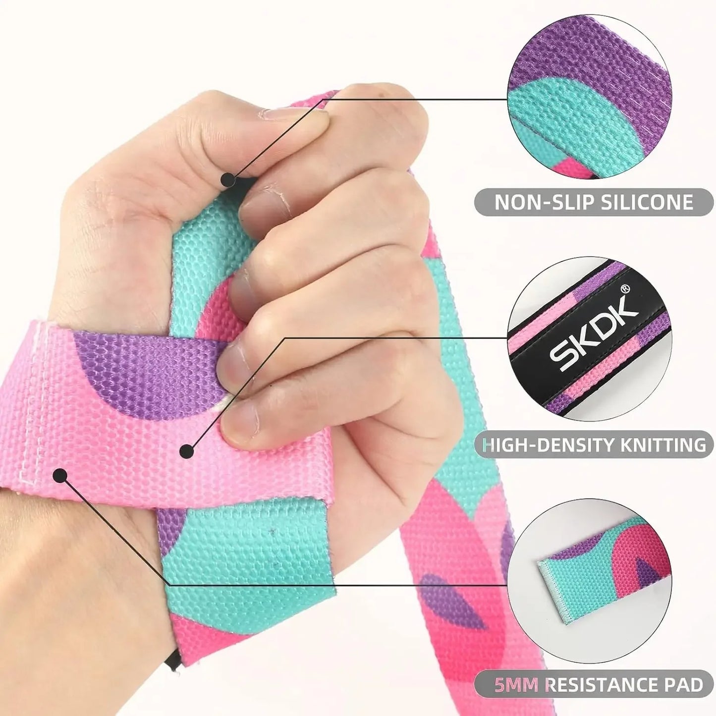 2Pcs Weightlifting Wrist Support Straps